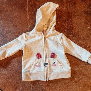 Bear jacket for baby girl